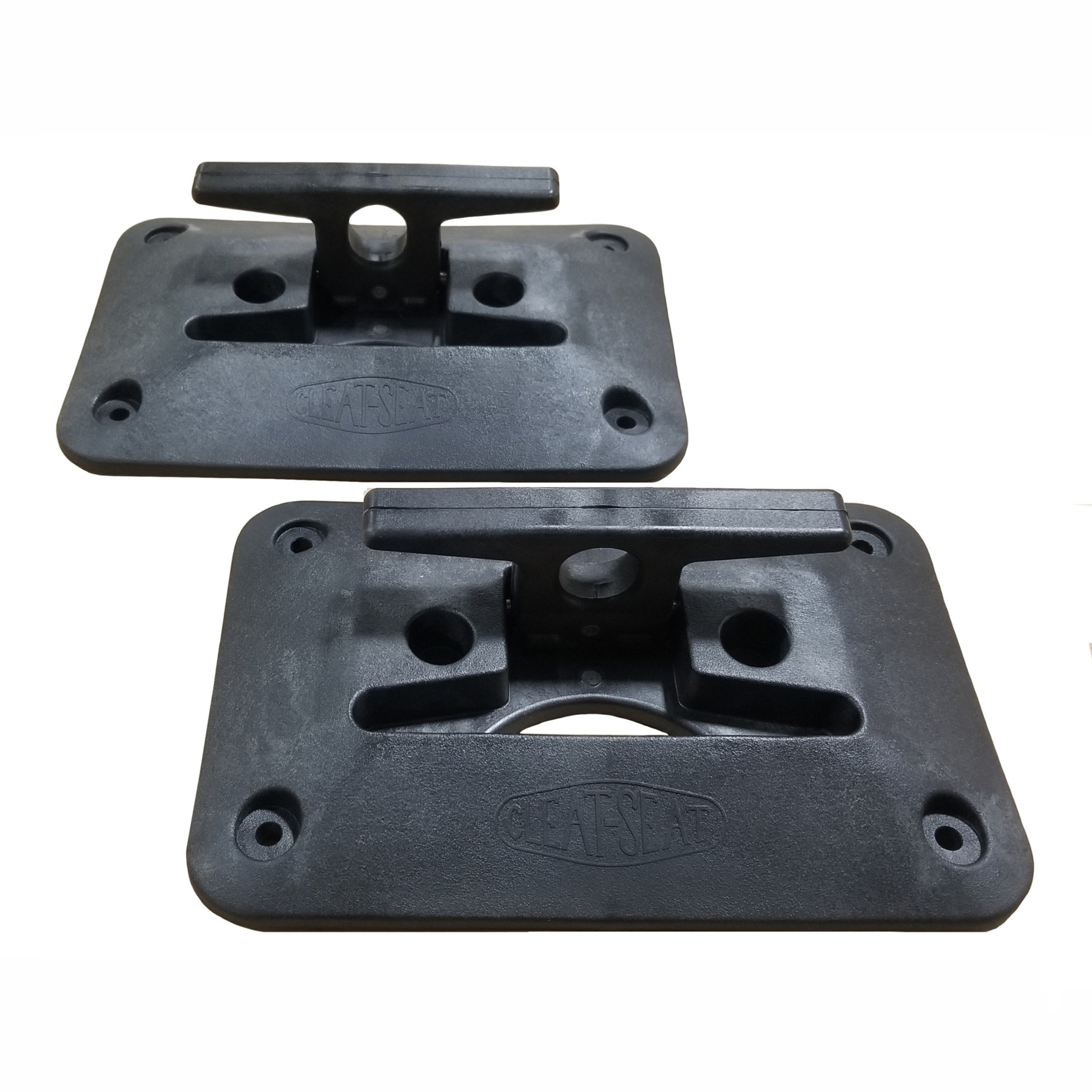 Tommy Docks Folding Cleat - 6in., Black, UV-Stabilized Nylon, 2-Pack, Model# TD-20242-2
